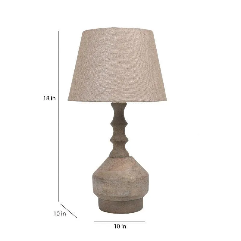 Mishuna Bella Fabric Table Lamp - White media 5