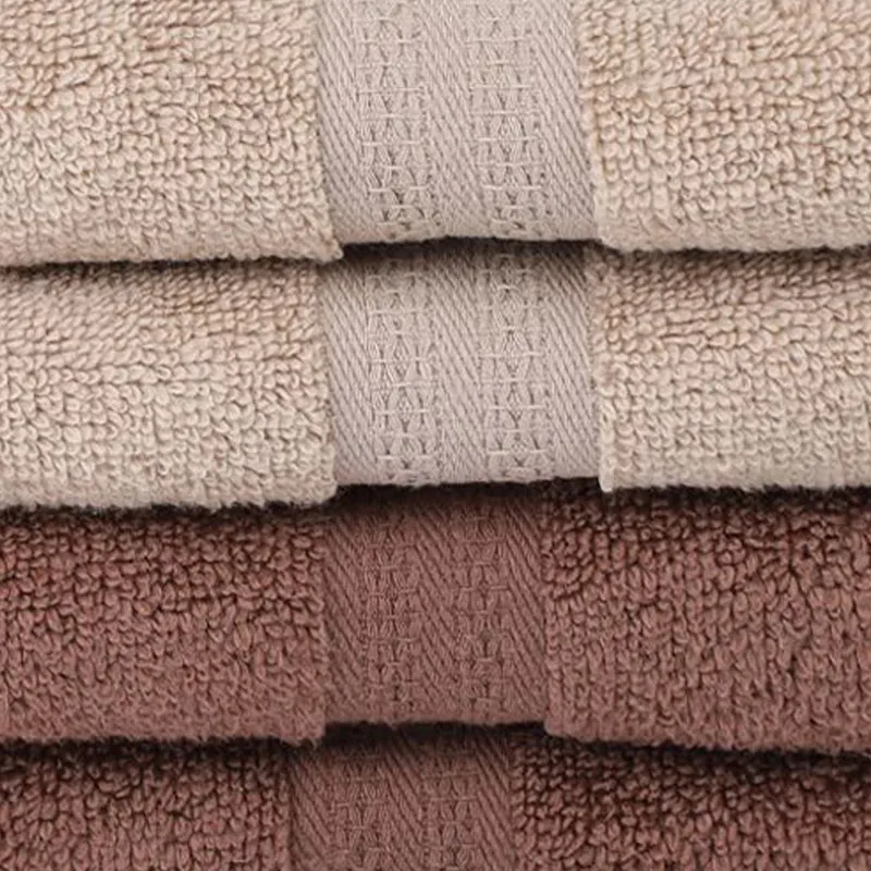Nuage Cotton Hand & Face Towel (Brown & Beige) - Set Of Four media 7