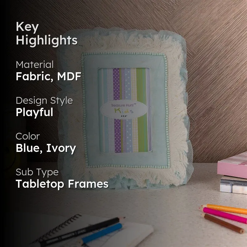 Truna Frill Photo Frame - Blue media 2