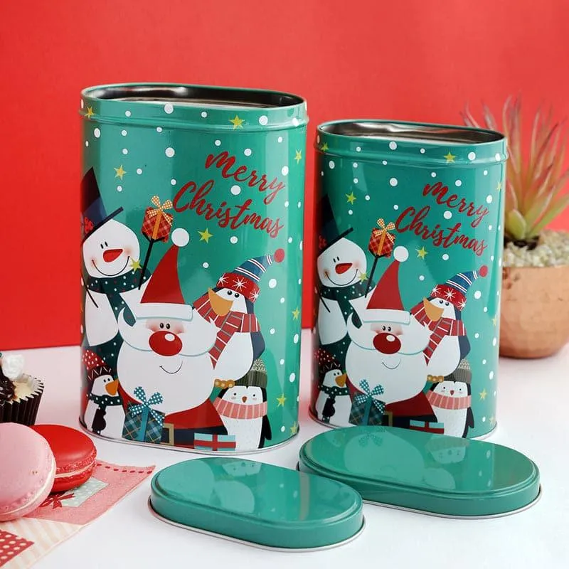 Santa Dolly Storage Container (500 mL/750 mL) - Set Of Two media 3
