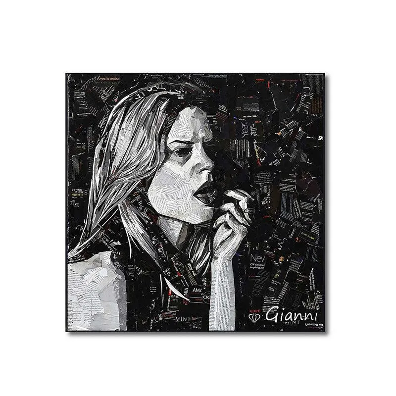 Lady Perplex Canvas Wall Painting media 2