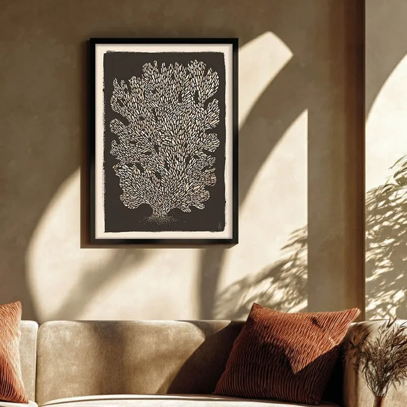 Tree of Life Illustration Canvas Wall Painting With Black Frame media 5