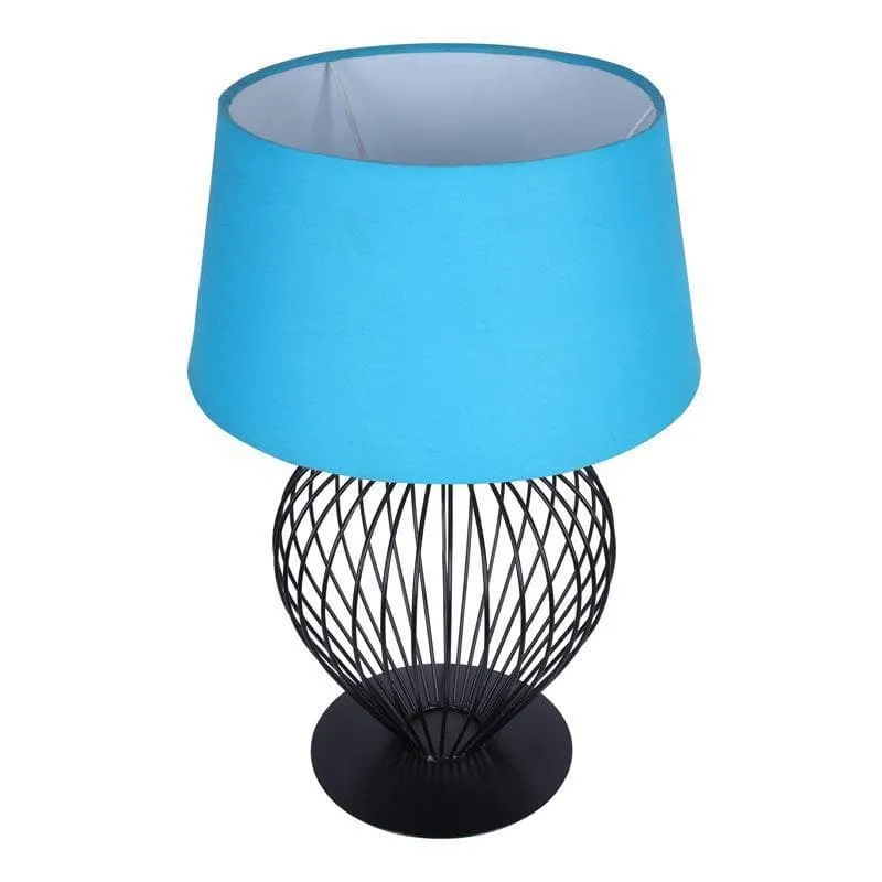 Emara Fabric Table Lamp - Blue,Black media 3