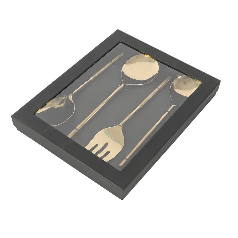 Elegant Steel Cutlery Set - Set Of Four media 4