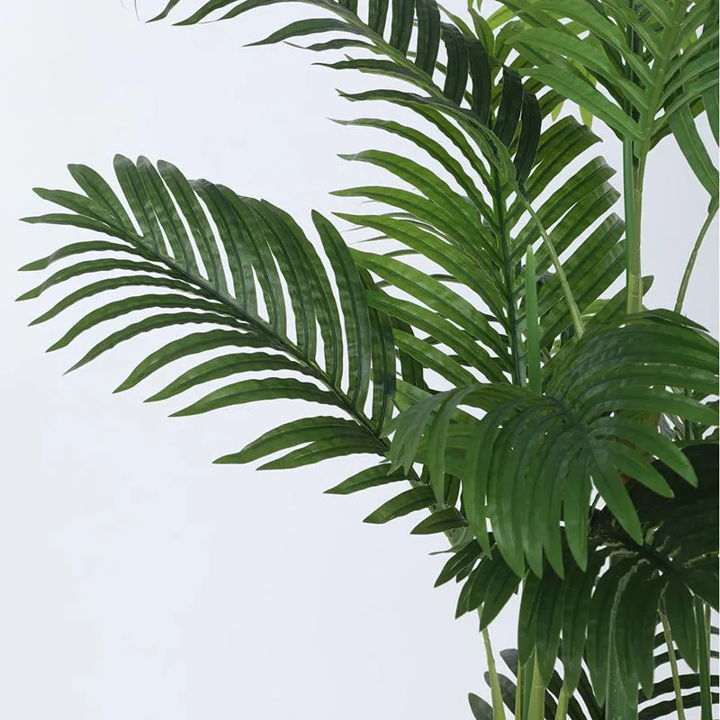 Filo Artificial Areca Palm With Black Plastic Pot - 4.3 Feet media 6