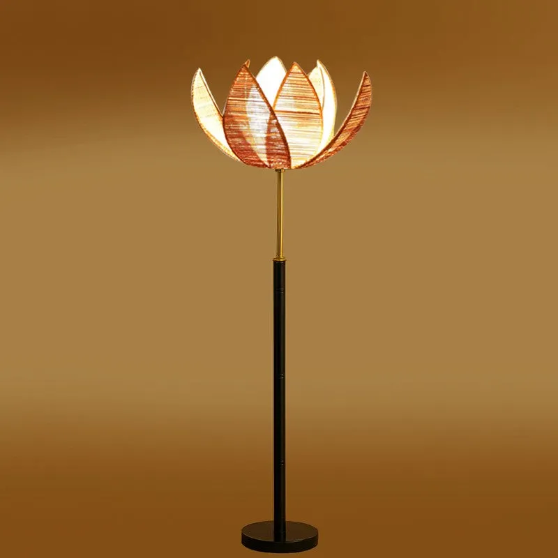 Drift Beam Bamboo Wooden Floor Lamp media 7