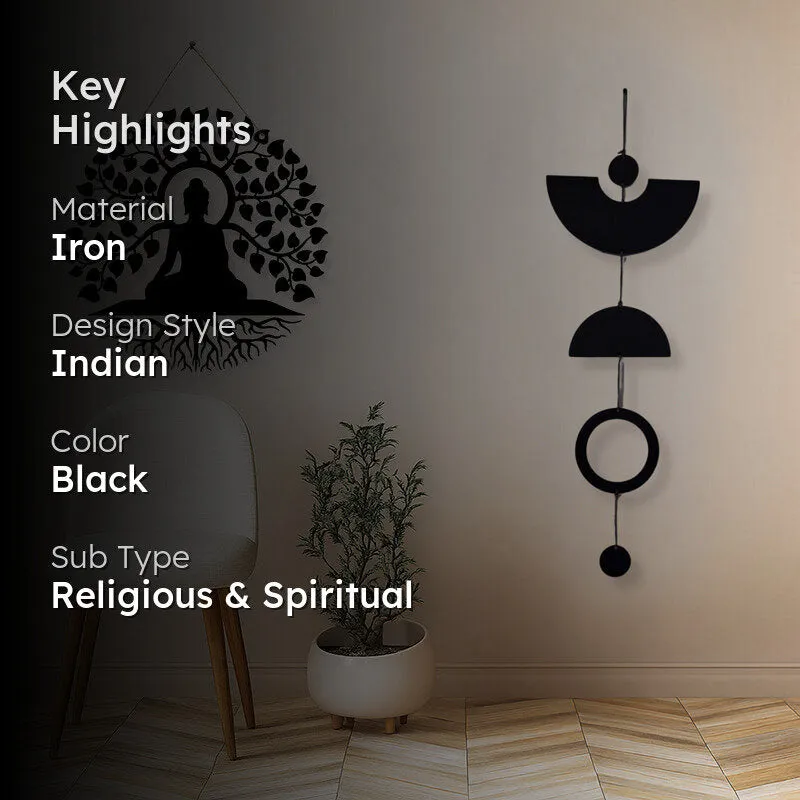 Bodhisatva Abstracts Iron Wall Accent - Set Of Two media 2
