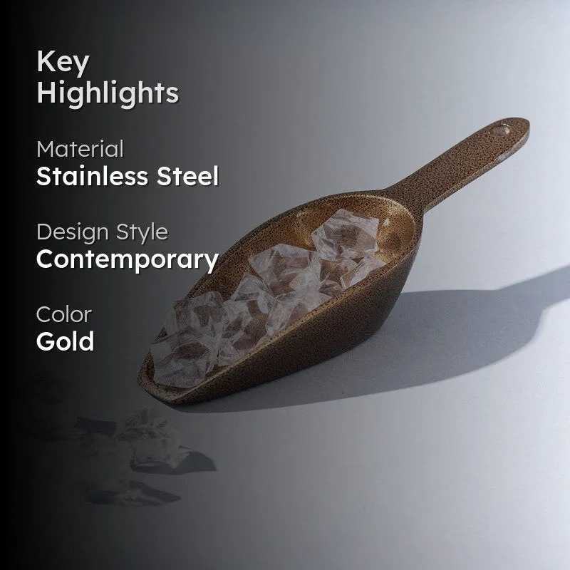 Unbeatable Stainless Steel Ice Scoop - Gold media 2