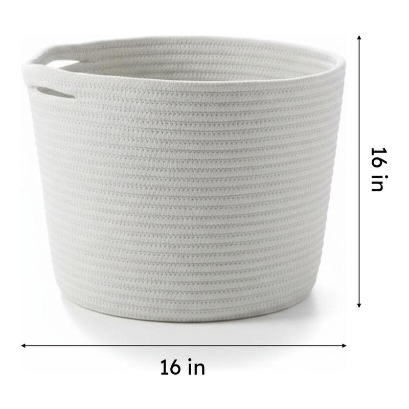 Lyricia Laundry Basket - White media 6