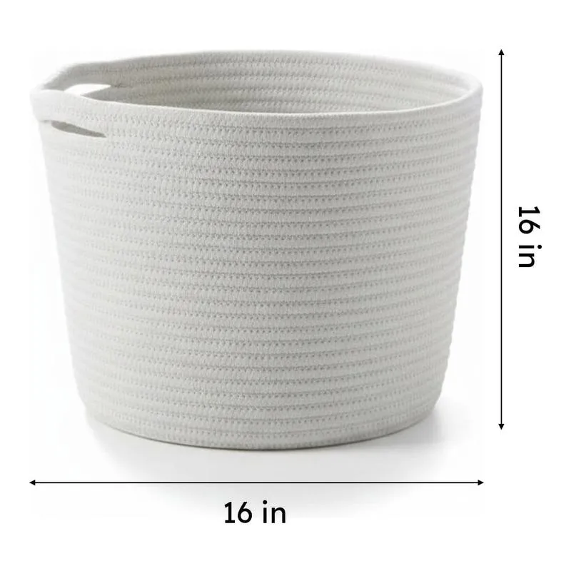 Lyricia Laundry Basket - White media 6