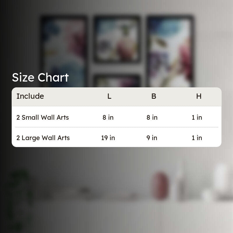 Bloom Arlo Wall Painting - Set Of Three media 5