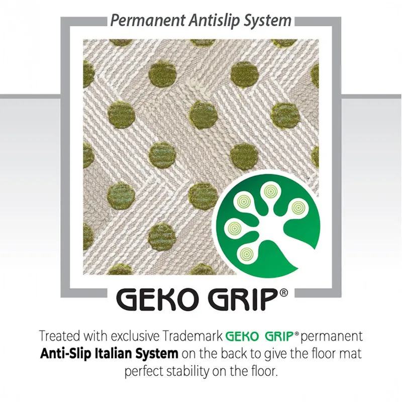 Steplyn Chevron Cotton Bath Mat - Beige media 5