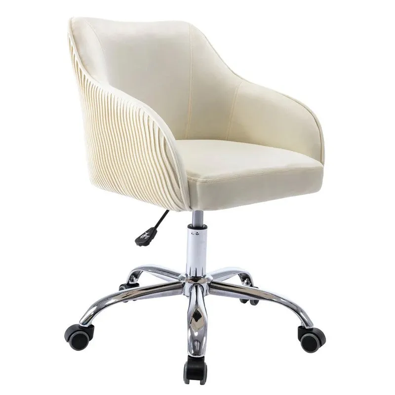 Seatron Metal Office Chair - Beige media 5