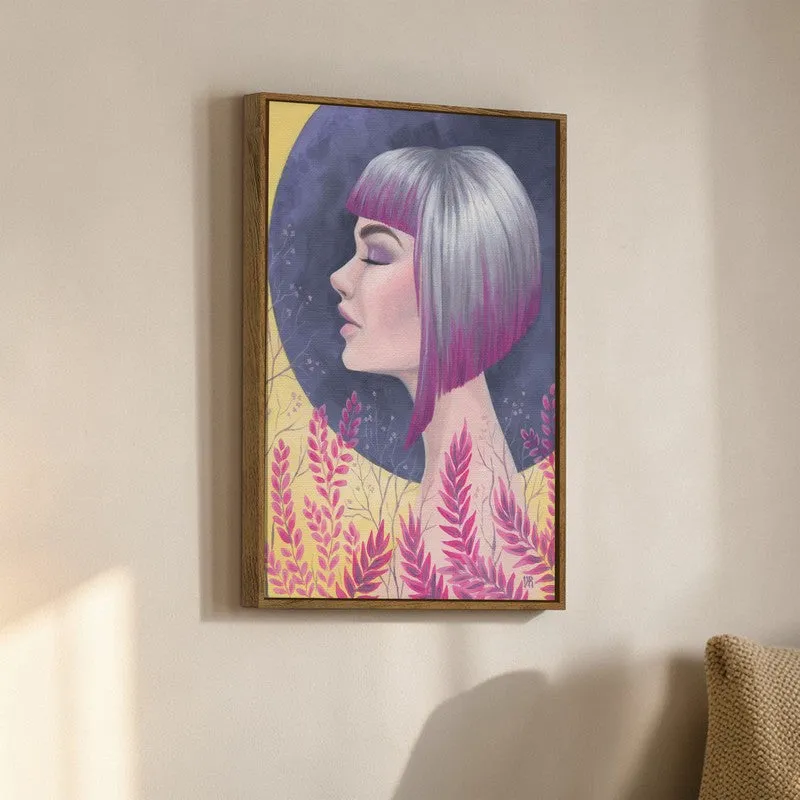 Crystal Woman Canvas Wall Art With Frame media 3
