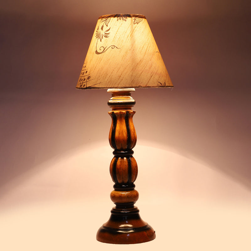 Rodra Iron Table Lamp - Ivory,Brown media 6