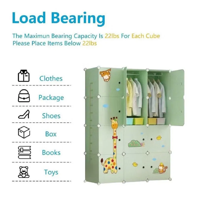 HomeEase Metal & Plastic Racks - Green media 6