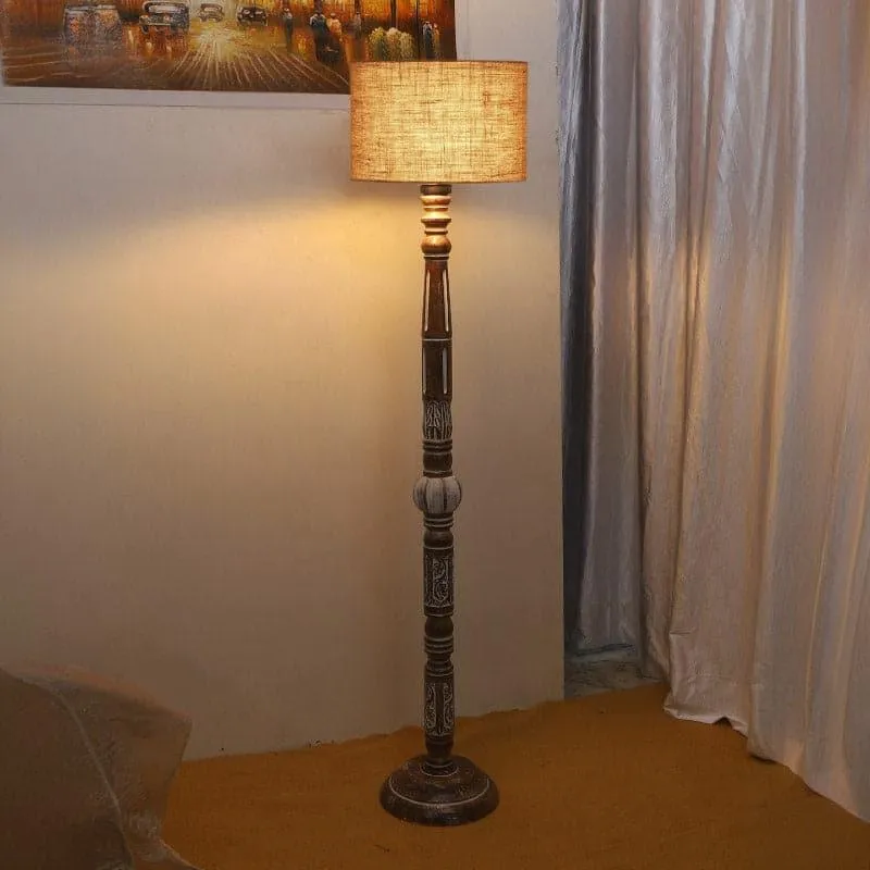 Colton Dona Floor Lamp - Beige media 1