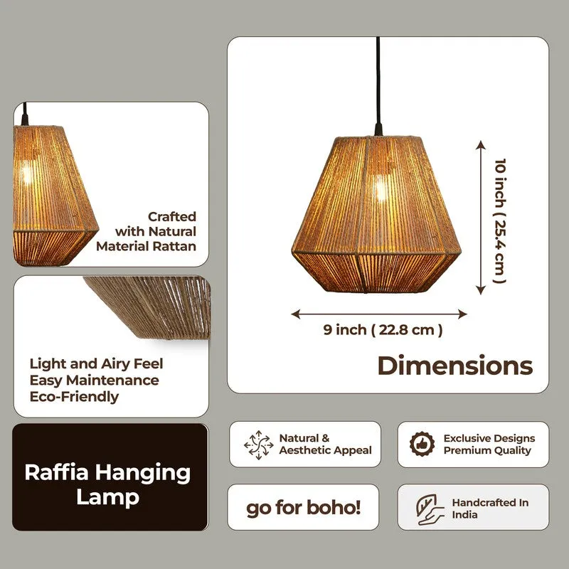 Brennor Raffia Ceiling Lamp media 9