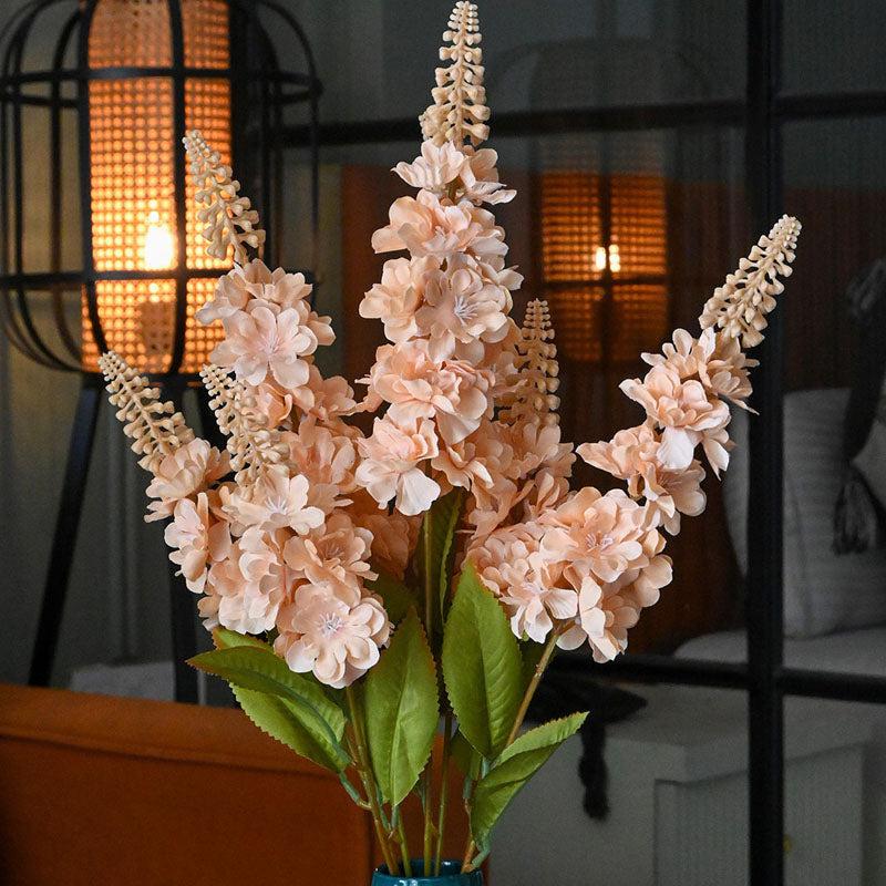 Faux Everlasting Snapdragon Flower Stick - Peach media 3