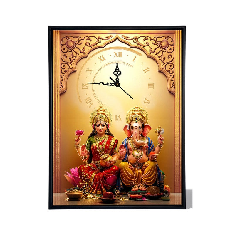 Omkar Wall Art With Clock media 5