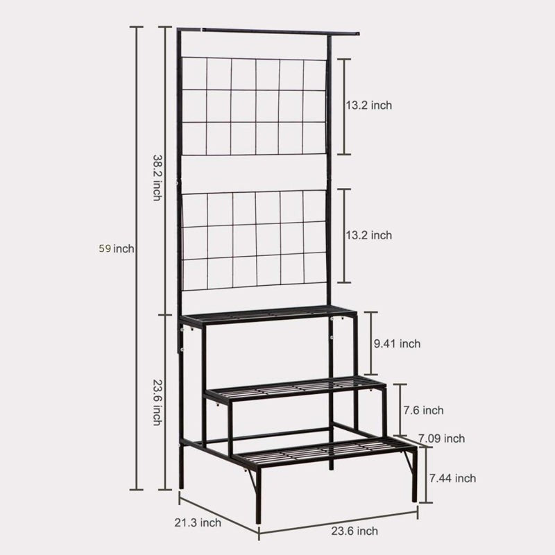 Vetro Planter Stand - Black media 6