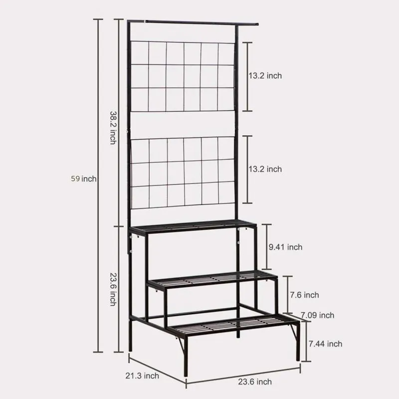 Vetro Planter Stand - Black media 6