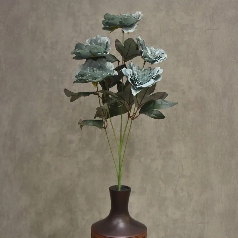 Premium Artificial Peony Flower - Green media 4