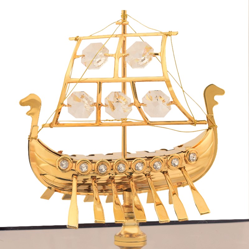 Gilded Majesty 24K Gold Plated Mild Steel Showpiece media 5