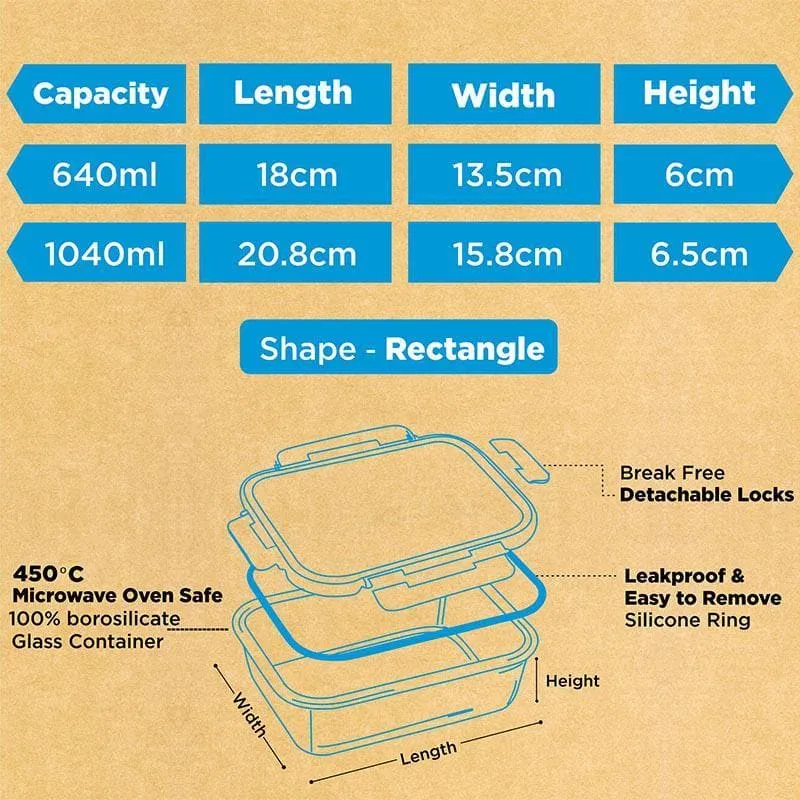 Bauble Glass Container (640 & 1040 ML) - Set Of Two media 7