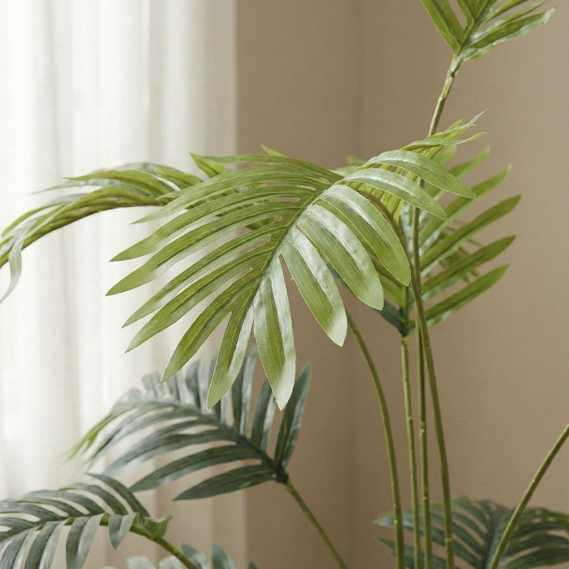 Palmora Artificial Areca Palm Plant With Black Plastic Pot - 3.4 ft media 5
