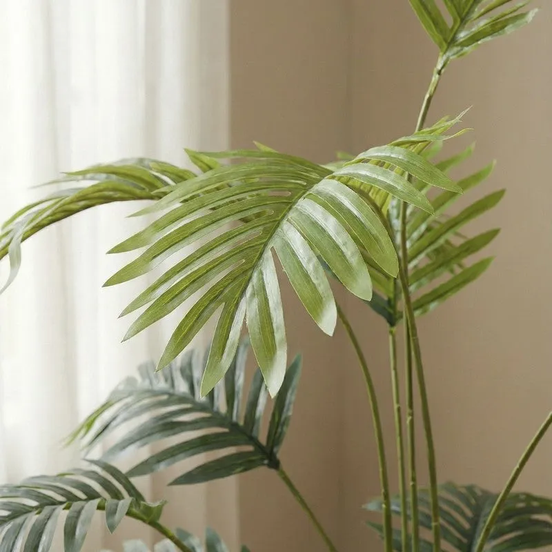 Palmora Artificial Areca Palm Plant With Black Plastic Pot - 3.4 ft media 5