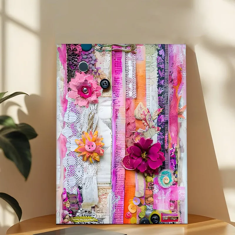 Sacred Bloom Canvas Wall Art media 3