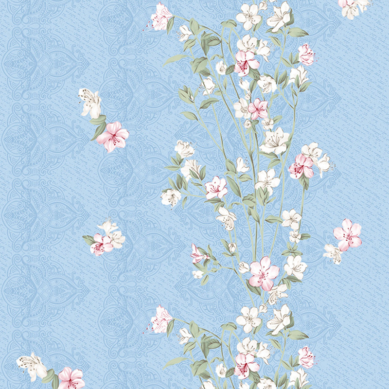 Summer's Day Floral Microfiber Microfiber Bedsheet - 150 GSM media 4
