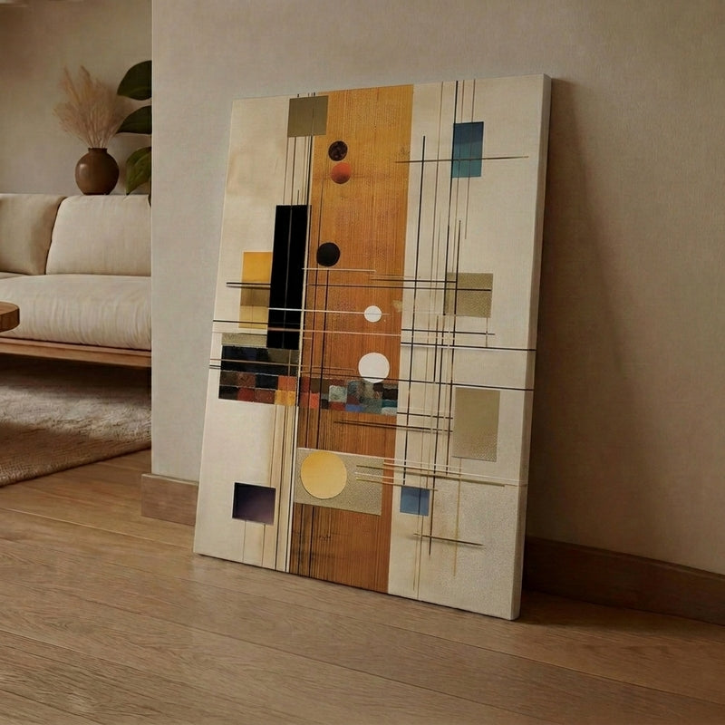Line Fusion Canvas Wall Art