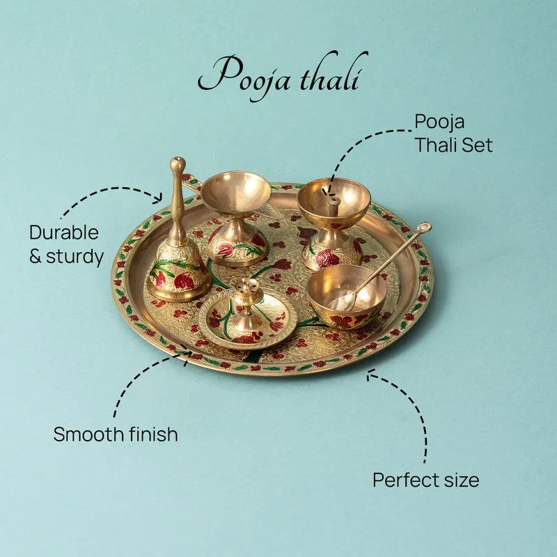 Nridhya Pooja Thali Set media 4