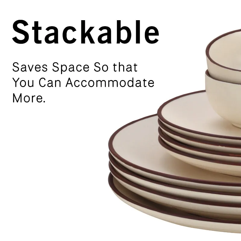 Riddo Dinner Set (Off White) - 6 Piece Set media 8