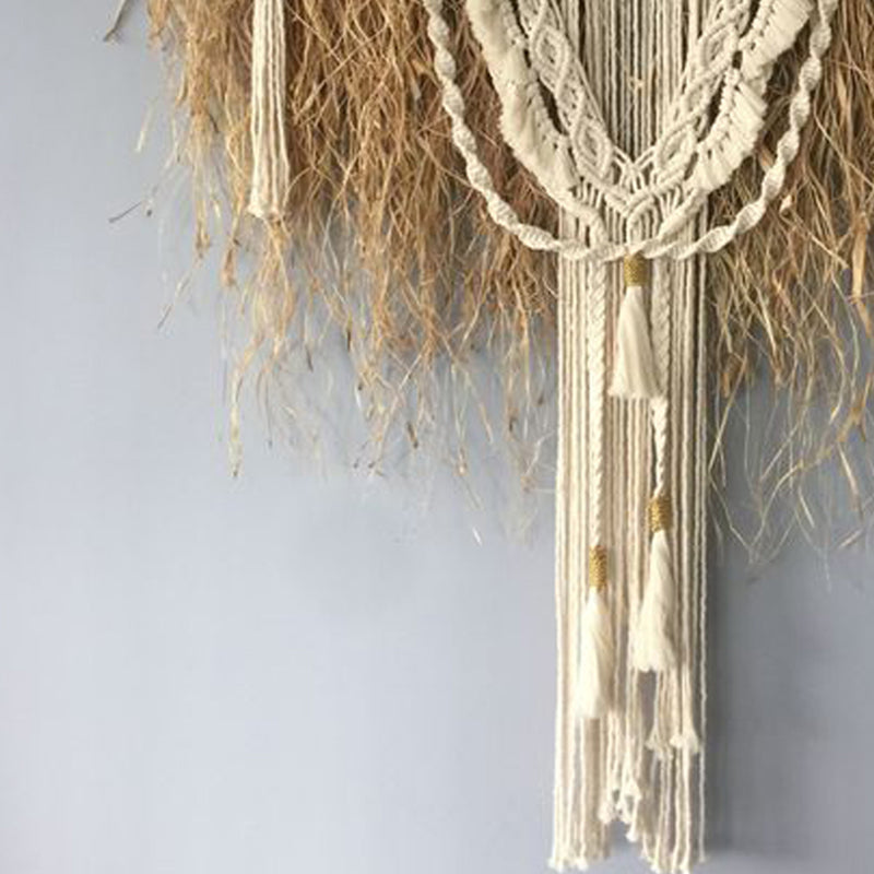 Willow Knot Macrame Raffia Wall Accent media 4