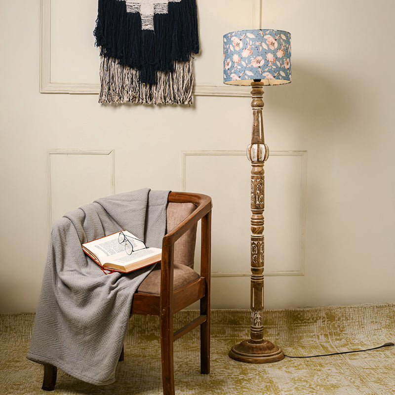 Arka Bleu Flora Floor Lamp media 2