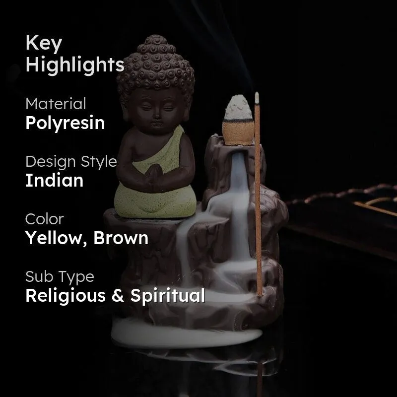 Little Budha Smoke Fountain - Yellow media 2