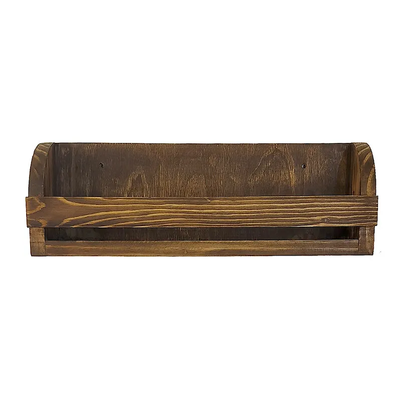 Velvetash set of 2 Wooden Wall Shelf Organiser media 6