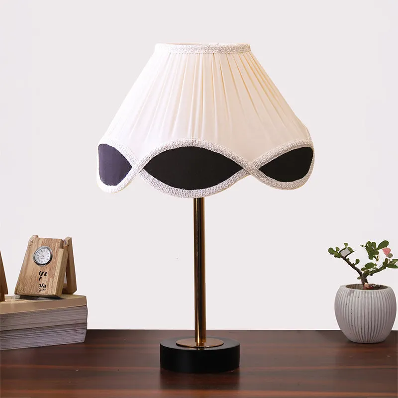 Valenica Rodin Wooden Table Lamp - White,Gold,Black media 3