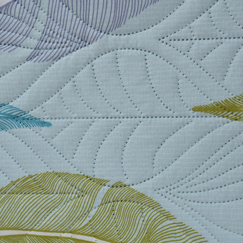 Pastel Leaves Bedcover media 4