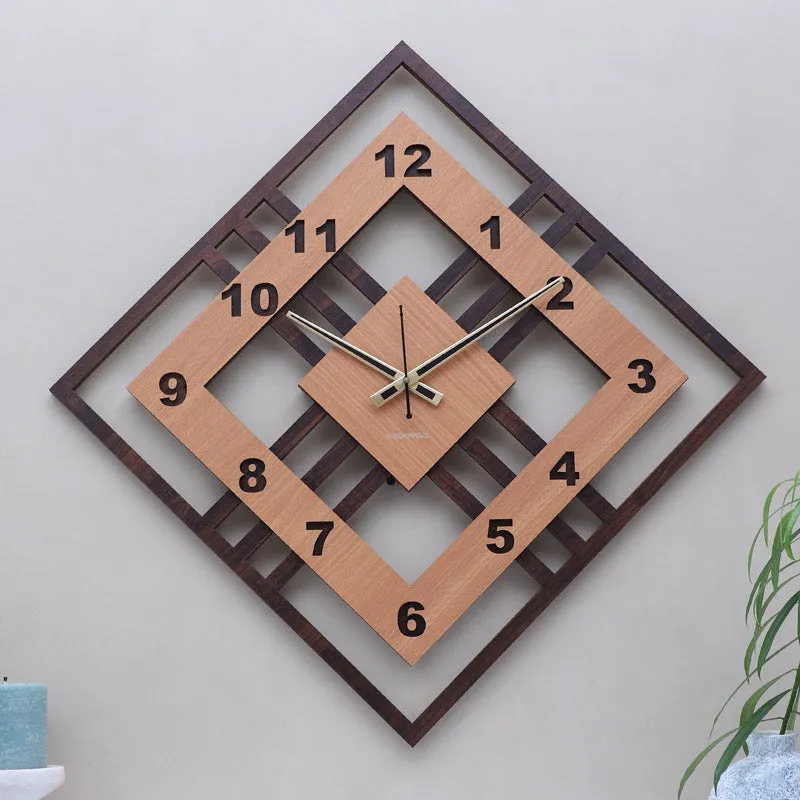 Alena Rhombus Wall Clock media 1