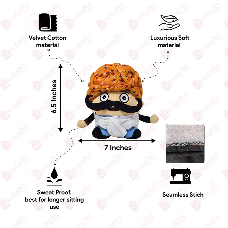 Chacha Ji Velour Kids Soft Toy media 4