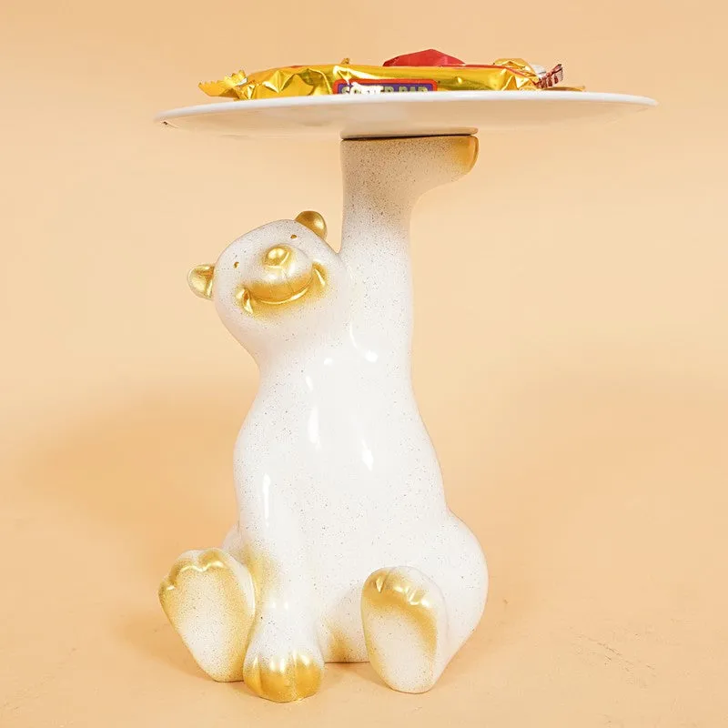 Charming White Rabbit Candle Holder media 4