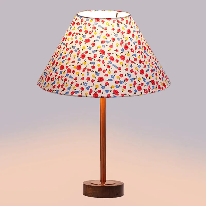 Lushora Cone Rodin Wooden Table Lamp - Multicolor media 5