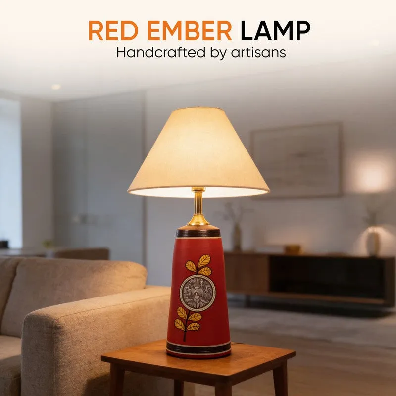 Birdo Chirp Terracotta Table Lamp - Multicolor media 4