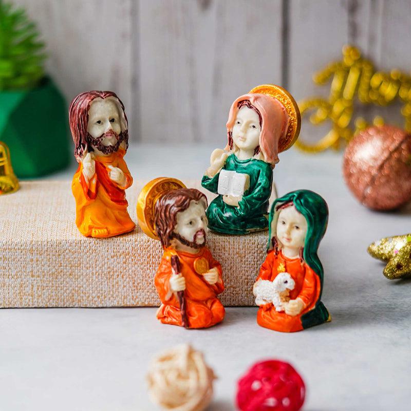 Eternal Nativity Resin Figurine - Set Of Four media 3