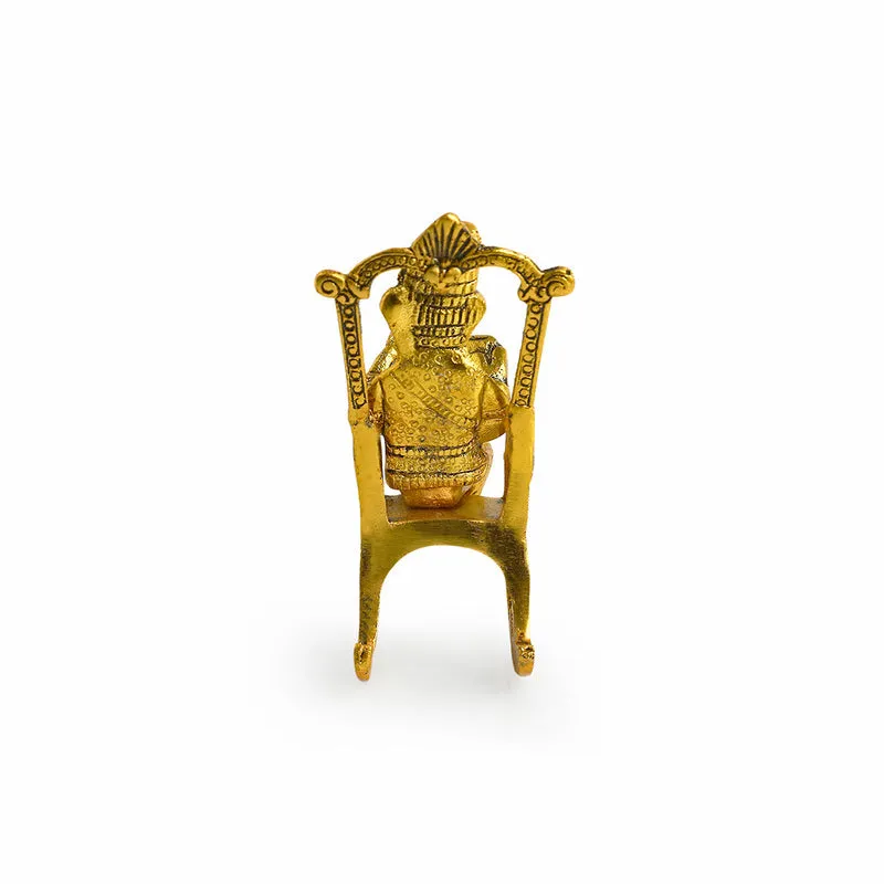 Ganesha Dhyan Handcrafted Idol media 5