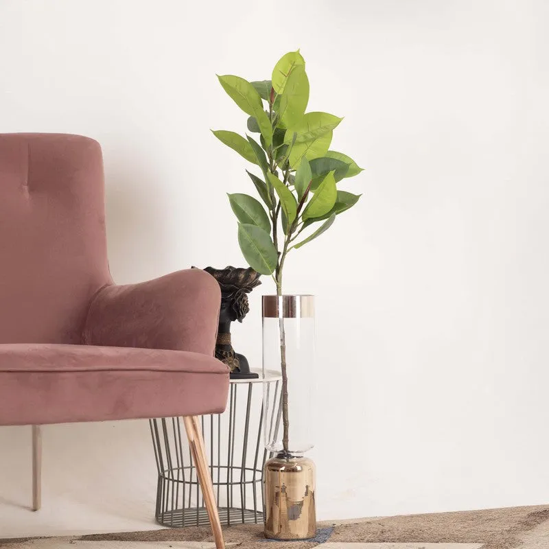 Artificial Croton Leaf Plant Without Pot - 3 Feet media 3